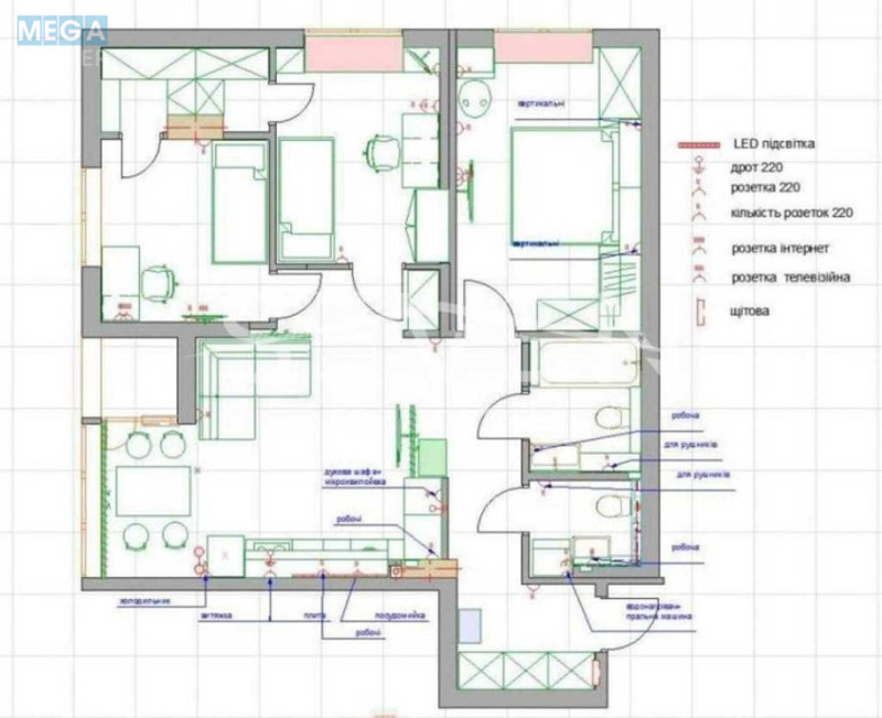 Продаж 3 кімнатної квартири (75/?/20), 20 пов. 22 пов. будинку, <a class="location-link" href="/kiev/" title="Недвижимость Київ">Київ</a>, <a class="location-link" href="/kiev/darnickij/" title="Недвижимость Дарницький район">Дарницький р-н</a>, Сормовська вул., 3 (изображение 18)