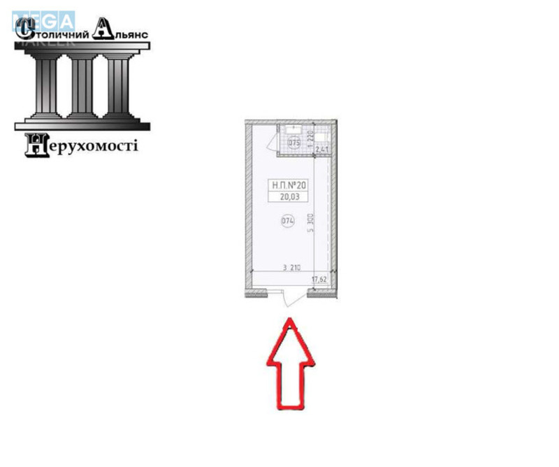 Продаж комерційної нерухомості, 20&nbsp;кв.м, под магазин, <a class="location-link" href="/kiev/" title="Недвижимость Київ">Київ</a>, <a class="location-link" href="/kiev/goloseevskij/" title="Недвижимость Голосіївський район">Голосіївський р-н</a>, Михайла Максимовича вул., 26Е (изображение 2)