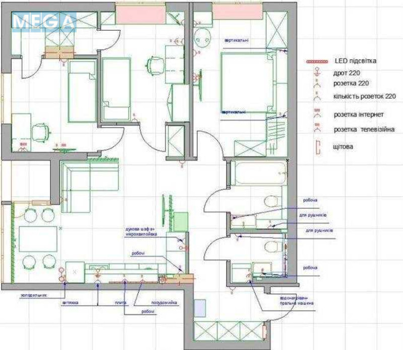 Продаж 3 кімнатної квартири (75/39/25), 20 пов. 21 пов. будинку, <a class="location-link" href="/kiev/" title="Недвижимость Київ">Київ</a>, <a class="location-link" href="/kiev/darnickij/" title="Недвижимость Дарницький район">Дарницький р-н</a>, Сормовська вул., 3 (изображение 18)
