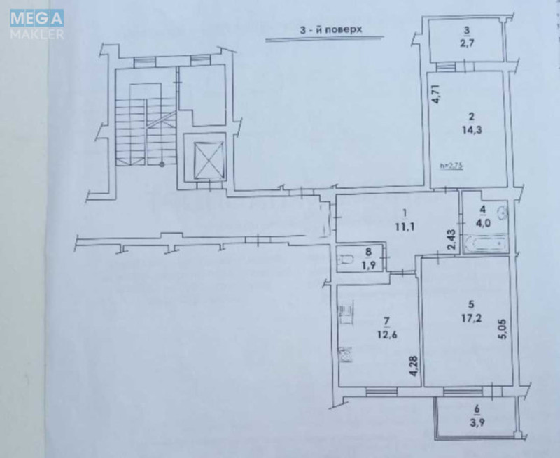 Продаж 2 кімнатної квартири (67/31/12), 3 пов. 10 пов. будинку, <a class="location-link" href="/lviv/" title="Недвижимость Львів">Львів</a>, <a class="location-link" href="/lviv/sihovskij/" title="Недвижимость Сихівський район">Сихівський р-н</a>, Полуботка (изображение 15)