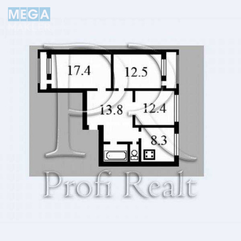 Продаж 3 кімнатної квартири (72/42/9), 14 пов. 16 пов. будинку, <a class="location-link" href="/kiev/" title="Недвижимость Київ">Київ</a>, <a class="location-link" href="/kiev/svyatoshinskij/" title="Недвижимость Святошинський район">Святошинський р-н</a>, Булгакова вулиця, 3 (изображение 16)