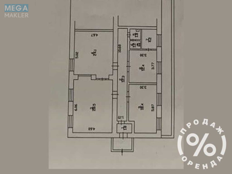 Продаж комерційної нерухомості, 104&nbsp;кв.м, под магазин, <a class="location-link" href="/kiev/" title="Недвижимость Київ">Київ</a>, <a class="location-link" href="/kiev/solomenskij/" title="Недвижимость Солом'янський район">Солом'янський р-н</a>, Кавказька вул., 13 (изображение 12)