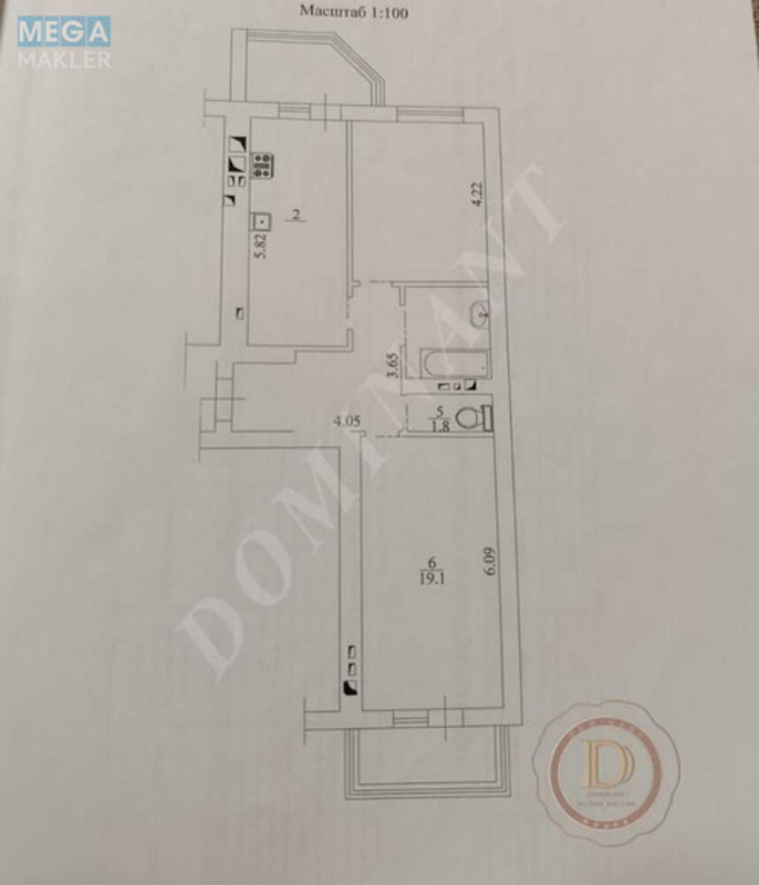 Новобудова, 6 поверхів, <a class="location-link" href="/sofievskaya-borshagovka/" title="Недвижимость Софіївська Борщагівка">Софіївська Борщагівка</a>, Бишівська, 7 (изображение 13)