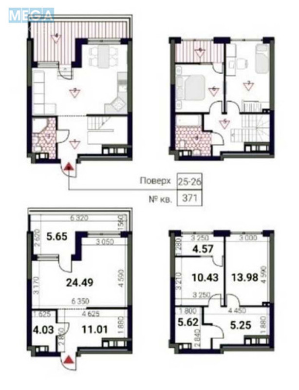 Продаж 3 кімнатної квартири (85,0/59/14), 25 пов. 26 пов. будинку, <a class="location-link" href="/kiev/" title="Недвижимость Київ">Київ</a>, <a class="location-link" href="/kiev/darnickij/" title="Недвижимость Дарницький район">Дарницький р-н</a>, Причальна вул., 2 (изображение 6)