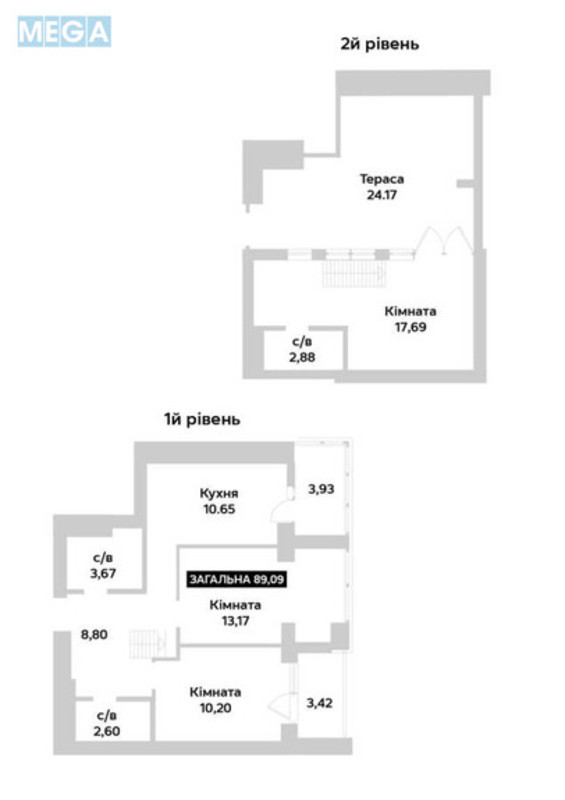 Продаж 3 кімнатної квартири (90/50/11), 9 пов. 10 пов. будинку, <a class="location-link" href="/gostomel/" title="Недвижимость Гостомель">Гостомель</a>, Соборна, 1 (изображение 12)