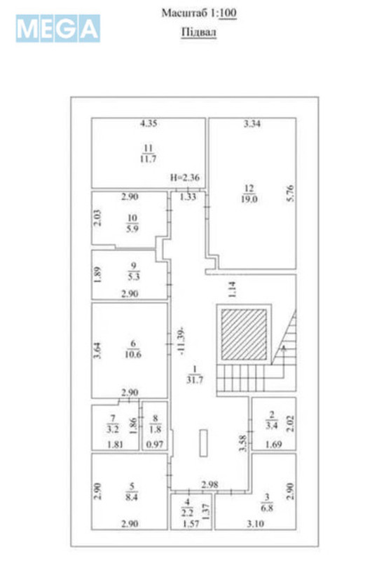 Оренда комерційної нерухомості, 800 кв.м, под офис, <a class="location-link" href="/kiev/" title="Недвижимость Київ">Київ</a>, <a class="location-link" href="/kiev/pecherskij/" title="Недвижимость Печерський район">Печерський р-н</a>, Шота Руставелі вул., 18А (изображение 12)