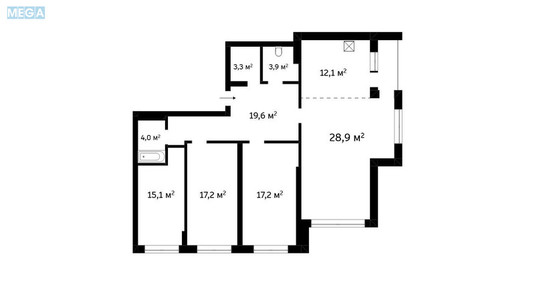 Продаж 4 кімнатної квартири (125/50/42), 18 пов. 25 пов. будинку, <a class="location-link" href="/kiev/" title="Недвижимость Київ">Київ</a>, <a class="location-link" href="/kiev/podolskij/" title="Недвижимость Подільський район">Подільський р-н</a>, Родини Крістерів вул., 20 (изображение 19)