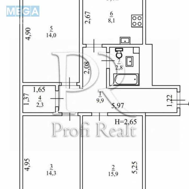 Продаж 3 кімнатної квартири (71/44/8), 9 пов. 16 пов. будинку, <a class="location-link" href="/kiev/" title="Недвижимость Київ">Київ</a>, <a class="location-link" href="/kiev/obolonskij/" title="Недвижимость Оболонський район">Оболонський р-н</a>, Героїв Дніпра вулиця, 38Г (изображение 18)