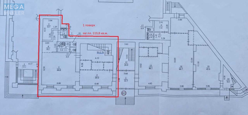 Оренда комерційної нерухомості, 305 кв.м, под магазин, <a class="location-link" href="/kiev/" title="Недвижимость Київ">Київ</a>, <a class="location-link" href="/kiev/obolonskij/" title="Недвижимость Оболонський район">Оболонський р-н</a>, Героїв Сталінграду просп., 26а (изображение 10)