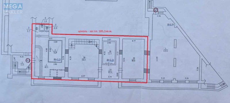 Оренда комерційної нерухомості, 305 кв.м, под магазин, <a class="location-link" href="/kiev/" title="Недвижимость Київ">Київ</a>, <a class="location-link" href="/kiev/obolonskij/" title="Недвижимость Оболонський район">Оболонський р-н</a>, Героїв Сталінграду просп., 26а (изображение 11)