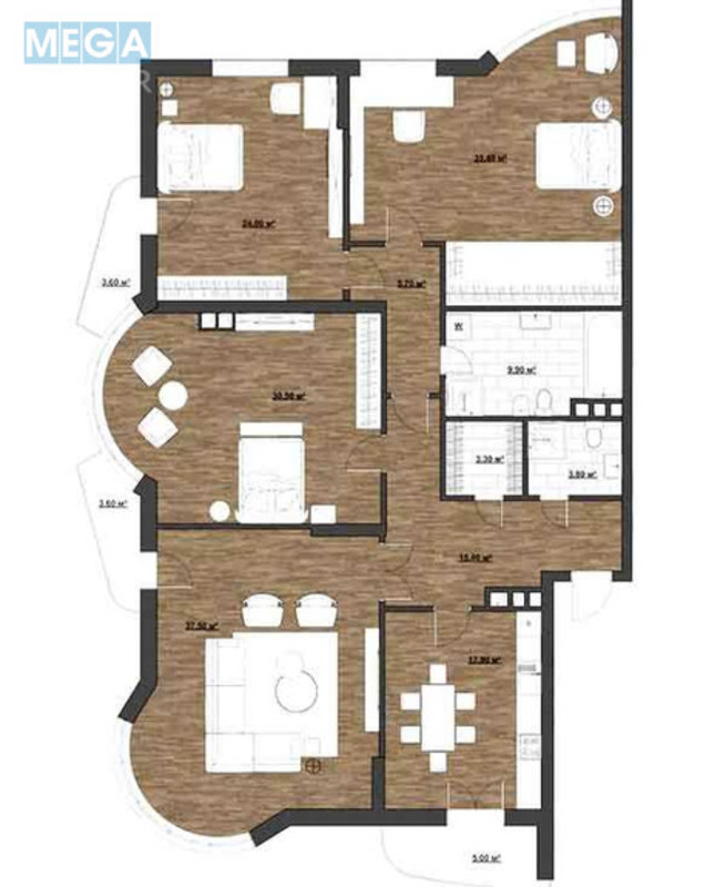 Новобудова, 7 поверхів, <a class="location-link" href="/kiev/" title="Недвижимость Київ">Київ</a>, <a class="location-link" href="/kiev/shevchenkovskij/" title="Недвижимость Шевченківський район">Шевченківський р-н</a>, Івана Франка вул., 11 (изображение 7)