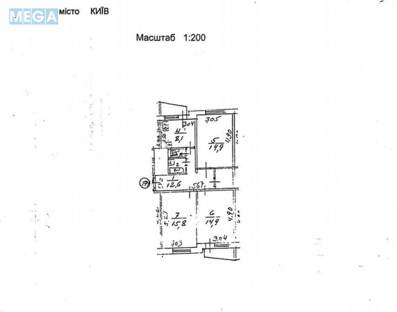 Продаж 3 кімнатної квартири (71/46/8), 6 пов. 16 пов. будинку, <a class="location-link" href="/kiev/" title="Недвижимость Київ">Київ</a>, <a class="location-link" href="/kiev/dneprovskij/" title="Недвижимость Дніпровський район">Дніпровський р-н</a>, Князя Романа Мстиславича вул., 8 (изображение 12)