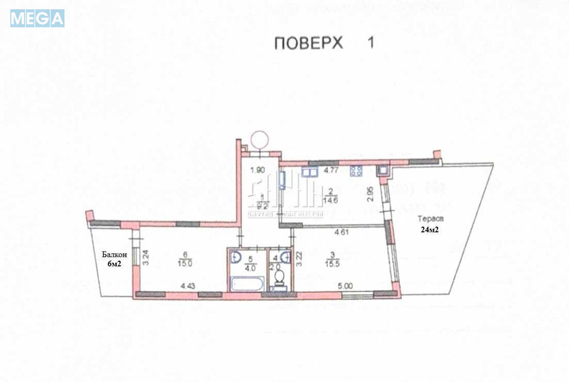 Продаж 2 кімнатної квартири (70/31/15), 1 пов. 4 пов. будинку, <a class="location-link" href="/kiev/" title="Недвижимость Київ">Київ</a>, <a class="location-link" href="/kiev/obolonskij/" title="Недвижимость Оболонський район">Оболонський р-н</a>, Богатырская ул., 32 (изображение 24)