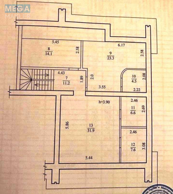 Продаж 5 кімнатної квартири (229/?/?), 10 пов. 10 пов. будинку, <a class="location-link" href="/dnepropetrovsk/" title="Недвижимость Дніпра">Дніпро</a>, Космічна, 9А (изображение 2)