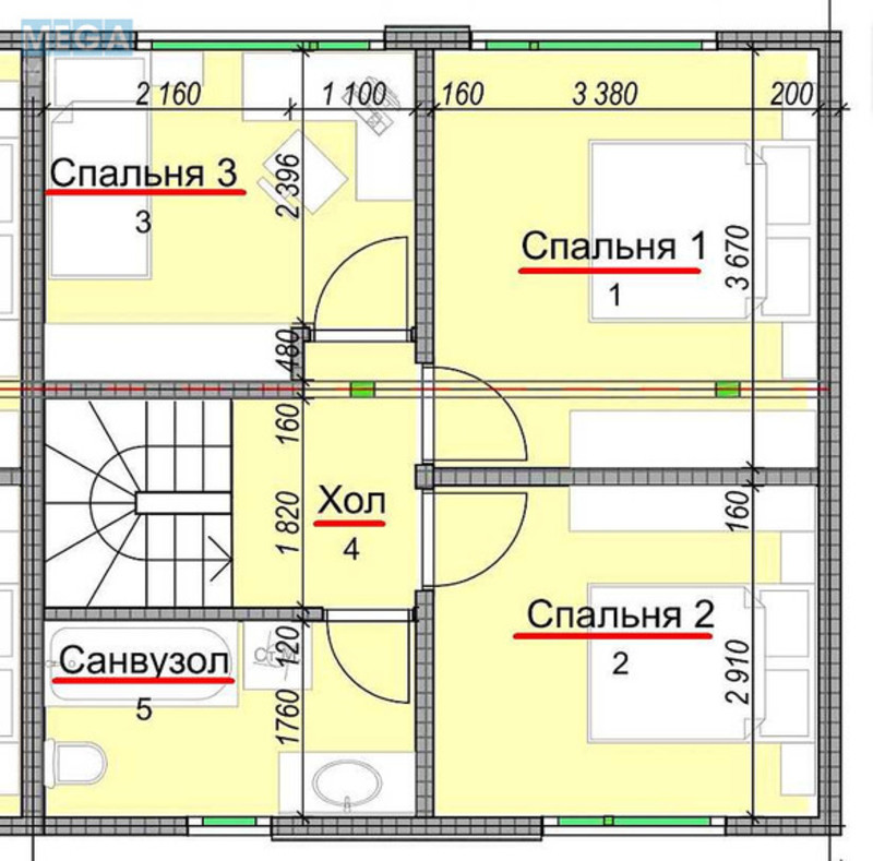 Продаж дома, 2&nbsp;поверху, 94&nbsp;кв.м, 4&nbsp;кімнати, ділянка 1&nbsp;сотка, <a class="location-link" href="/sofievskaya-borshagovka/" title="Недвижимость Софіївська Борщагівка">Софіївська Борщагівка</a>, свободы (изображение 10)