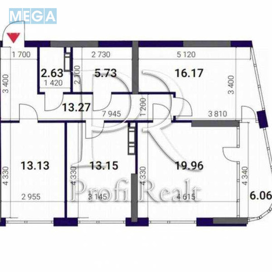 Продаж 3 кімнатної квартири (90/41/20), 9 пов. 26 пов. будинку, <a class="location-link" href="/kiev/" title="Недвижимость Київ">Київ</a>, <a class="location-link" href="/kiev/darnickij/" title="Недвижимость Дарницький район">Дарницький р-н</a>, Причальна вулиця, 10 (изображение 17)