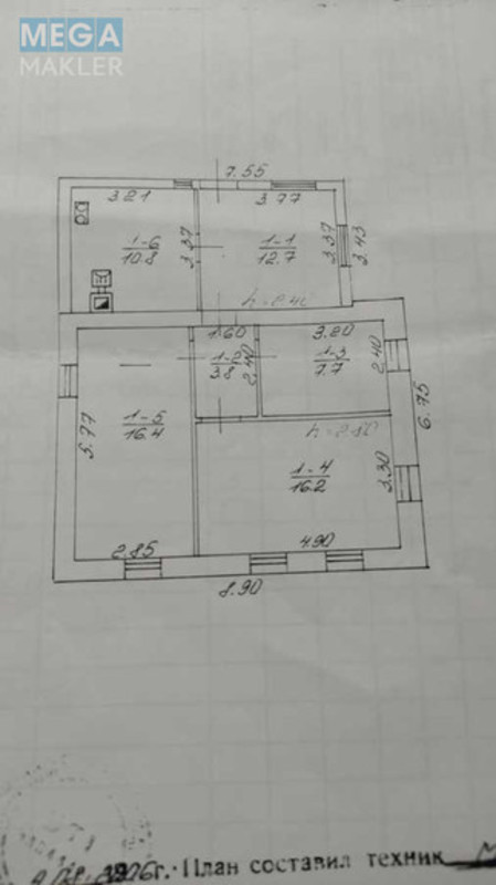 Продаж дома, 1  поверх, 67 кв.м, 3 кімнати, ділянка 6 соток, <a class="location-link" href="/fastov/" title="Недвижимость Фастів">Фастів</a>, Незалежності, 13 (изображение 2)