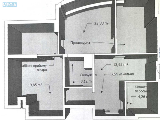 Оренда комерційної нерухомості, 69 кв.м, <a class="location-link" href="/kiev/" title="Недвижимость Київ">Київ</a>, <a class="location-link" href="/kiev/solomenskij/" title="Недвижимость Солом'янський район">Солом'янський р-н</a>, Ковальський пров., 19 (изображение 14)