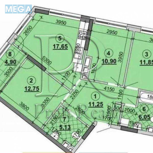 Продаж 3 кімнатної квартири (82/36/18), 22 пов. 26 пов. будинку, <a class="location-link" href="/kiev/" title="Недвижимость Київ">Київ</a>, <a class="location-link" href="/kiev/darnickij/" title="Недвижимость Дарницький район">Дарницький р-н</a>, Причальна вулиця, 14 (изображение 17)