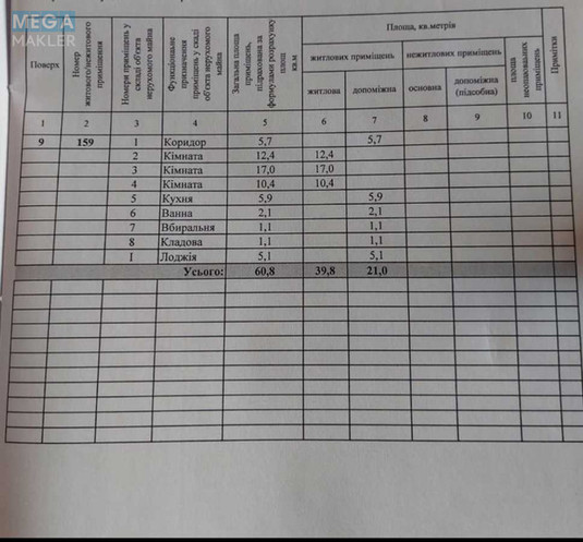 Продаж 3 кімнатної квартири (60/40/10), 9 пов. 9 пов. будинку, <a class="location-link" href="/kiev/" title="Недвижимость Київ">Київ</a>, <a class="location-link" href="/kiev/desnyanskij/" title="Недвижимость Деснянський район">Деснянський р-н</a>, Мілютенка вул., 23 (изображение 8)