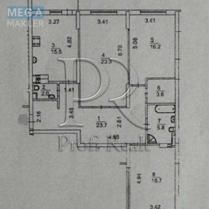 Продаж 3 кімнатної квартири (110/56/16), 4 пов. 22 пов. будинку, <a class="location-link" href="/kiev/" title="Недвижимость Київ">Київ</a>, <a class="location-link" href="/kiev/goloseevskij/" title="Недвижимость Голосіївський район">Голосіївський р-н</a>, Науки проспект, 30 (изображение 13)