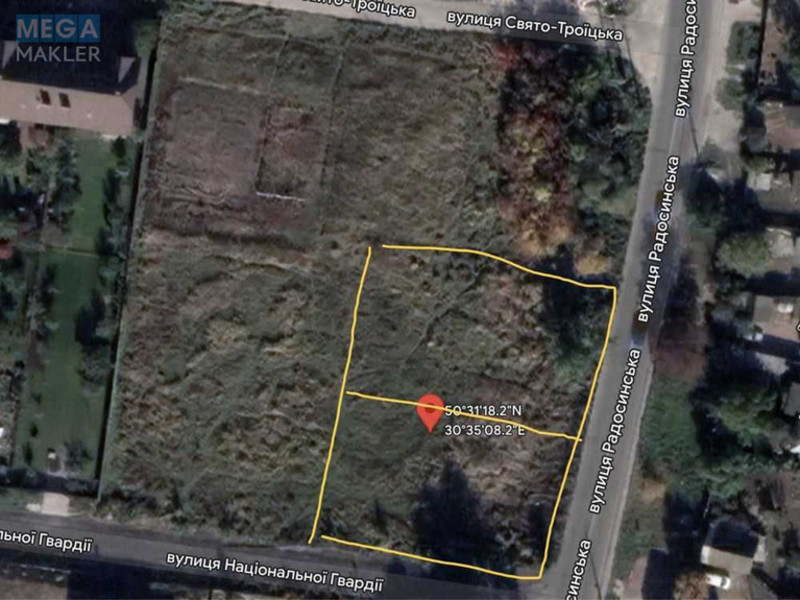 Продажа участка, 10&nbsp;соток, участок под жилую застройку, <a class="location-link" href="/kiev/" title="Недвижимость Київ">Київ</a>, <a class="location-link" href="/kiev/desnyanskij/" title="Недвижимость Деснянський район">Деснянський р-н</a>, Радосинская ул. (изображение 3)