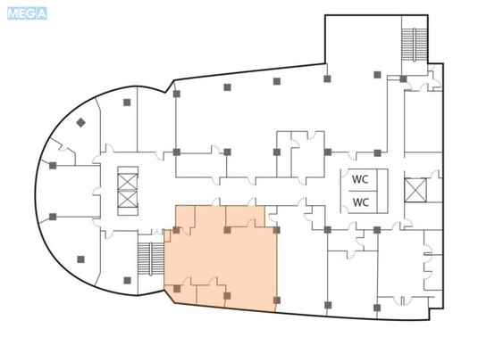 Оренда комерційної нерухомості, 72&nbsp;кв.м, под офис, <a class="location-link" href="/kiev/" title="Недвижимость Київ">Київ</a>, <a class="location-link" href="/kiev/dneprovskij/" title="Недвижимость Дніпровський район">Дніпровський р-н</a>, Евгения Сверстюка ул., 2а (изображение 5)