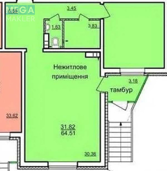 Оренда комерційної нерухомості, 64,20&nbsp;кв.м, под офис, <a class="location-link" href="/novoselki-selo-kv-kievo-svyatoshinskij-rajon/" title="Недвижимость Новосілки">Новосілки</a>, Приміська, 26Б (изображение 6)