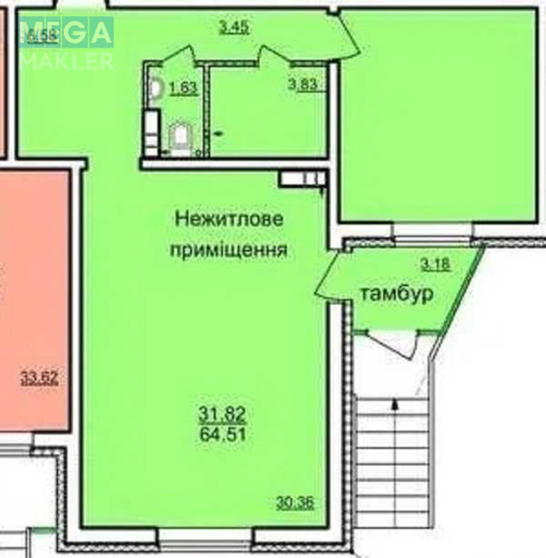 Оренда комерційної нерухомості, 64,20&nbsp;кв.м, под офис, <a class="location-link" href="/novoselki-selo-kv-kievo-svyatoshinskij-rajon/" title="Недвижимость Новосілки">Новосілки</a>, Приміська, 26Б (изображение 6)