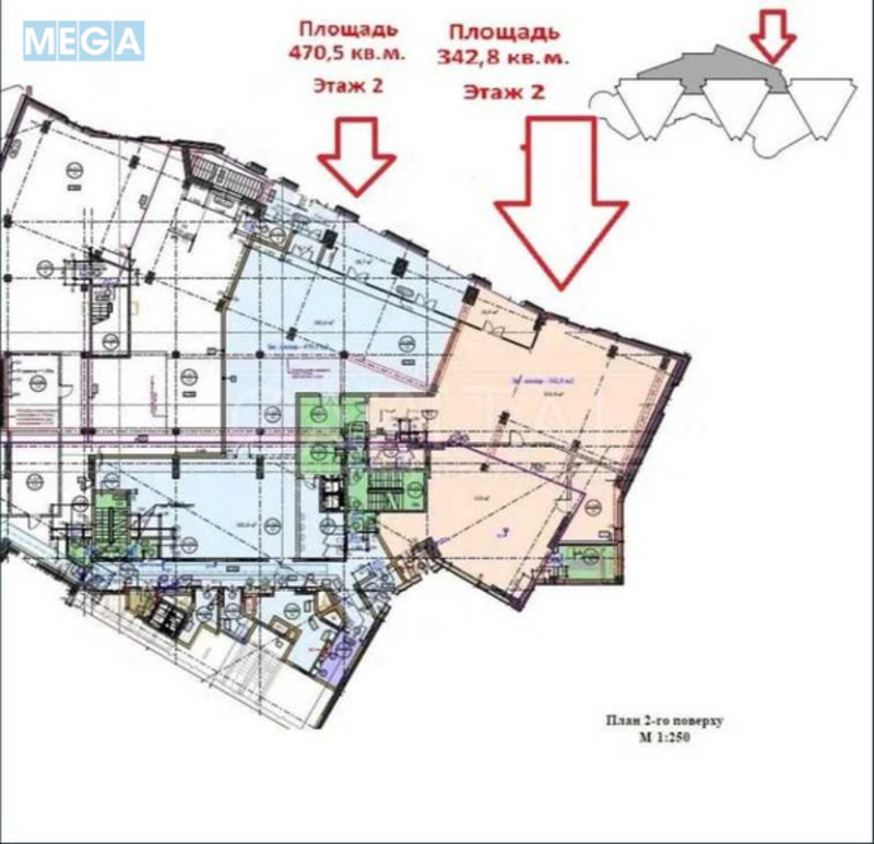 Оренда окремої будівлі/побудови, 800&nbsp;кв.м, <a class="location-link" href="/kiev/" title="Недвижимость Київ">Київ</a>, <a class="location-link" href="/kiev/shevchenkovskij/" title="Недвижимость Шевченківський район">Шевченківський р-н</a>, Берестейський просп., 11 (изображение 2)