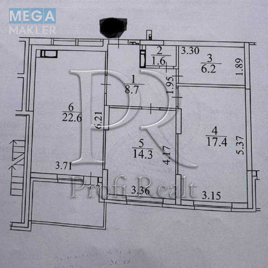 Продаж 2 кімнатної квартири (77/32/23), 21 пов. 24 пов. будинку, <a class="location-link" href="/kiev/" title="Недвижимость Київ">Київ</a>, <a class="location-link" href="/kiev/solomenskij/" title="Недвижимость Солом'янський район">Солом'янський р-н</a>, Повітрофлотський проспект, 56 (изображение 14)