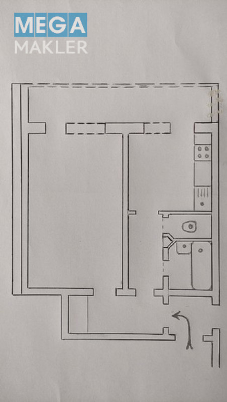 Оренда 1 кімнатної квартири, стандарт, <a class="location-link" href="/kiev/" title="Недвижимость Київ">Київ</a>, <a class="location-link" href="/kiev/shevchenkovskij/" title="Недвижимость Шевченківський район">Шевченківський р-н</a>, Старокиевская ( <img src="https://megamakler.com.ua/metro/ff0000.gif" alt="" class="metro" /> м. Политехнический институт, 7 мин. ) (изображение 21)
