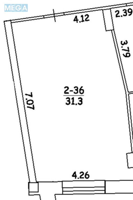 Оренда комерційної нерухомості, 31&nbsp;кв.м, под офис, <a class="location-link" href="/kiev/" title="Недвижимость Київ">Київ</a>, <a class="location-link" href="/kiev/darnickij/" title="Недвижимость Дарницький район">Дарницький р-н</a>, Харьковская пл. (изображение 3)