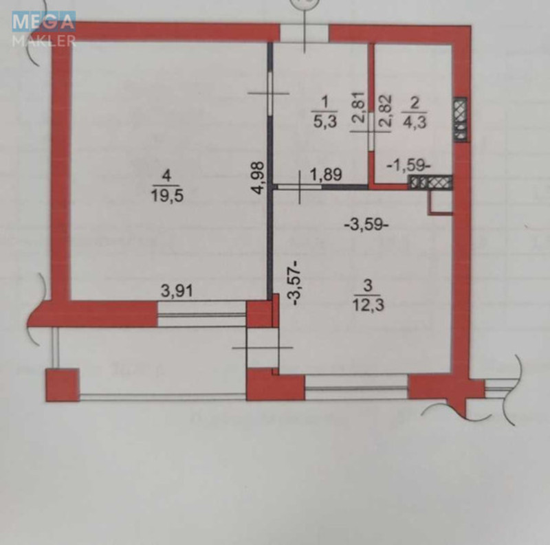 Продаж 1 кімнатної квартири (43/?/?), 1 пов. 10 пов. будинку, <a class="location-link" href="/kiev/" title="Недвижимость Київ">Київ</a>, <a class="location-link" href="/kiev/goloseevskij/" title="Недвижимость Голосіївський район">Голосіївський р-н</a>, Метрологическая ул. (изображение 5)