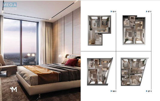 Продаж 1 кімнатної квартири (44,4/21/14), 33 пов. 34 пов. будинку, <a class="location-link" href="/kiev/" title="Недвижимость Київ">Київ</a>, <a class="location-link" href="/kiev/goloseevskij/" title="Недвижимость Голосіївський район">Голосіївський р-н</a>, Академіка Заболотного вул., 1б (изображение 5)