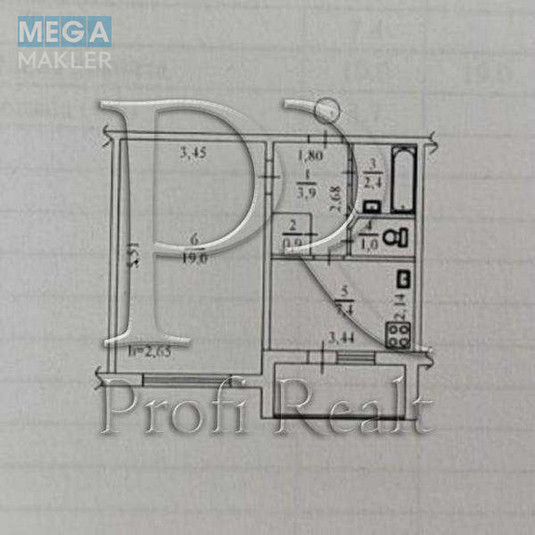 Продаж 1 кімнатної квартири (38/19/8), 1 пов. 9 пов. будинку, <a class="location-link" href="/kiev/" title="Недвижимость Київ">Київ</a>, <a class="location-link" href="/kiev/svyatoshinskij/" title="Недвижимость Святошинський район">Святошинський р-н</a>, Булгакова вулиця, 8А (изображение 14)