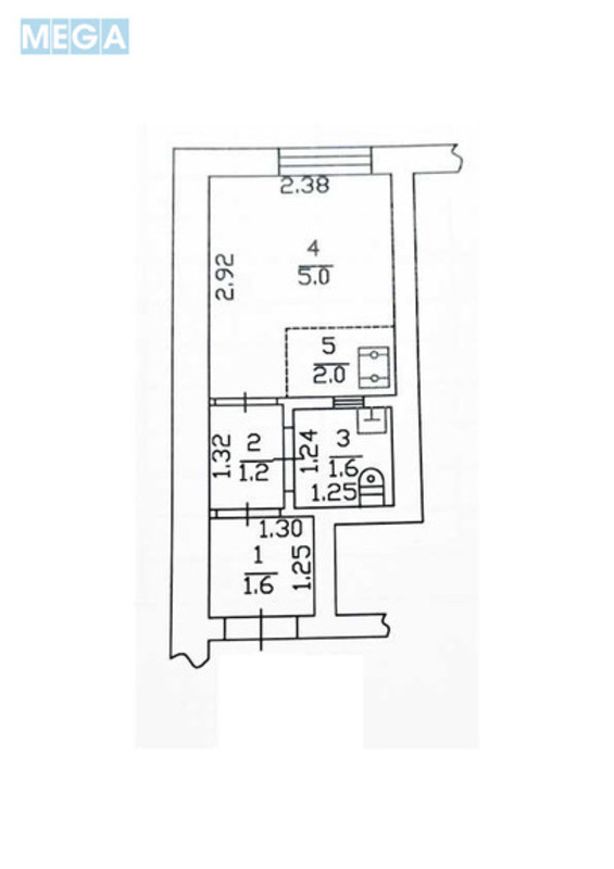 Продаж 1 кімнатної квартири (15/5/?), 2 пов. 5 пов. будинку, <a class="location-link" href="/kiev/" title="Недвижимость Київ">Київ</a>, <a class="location-link" href="/kiev/shevchenkovskij/" title="Недвижимость Шевченківський район">Шевченківський р-н</a>, Дегтярівська вул., 55 (изображение 14)