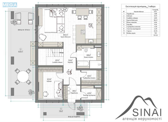Продаж дома, 2&nbsp;поверху, 250&nbsp;кв.м, 4&nbsp;кімнати, ділянка 4,40&nbsp;сотки, <a class="location-link" href="/petropavlovskaya-borshagovka/" title="Недвижимость Петропавлівська Борщагівка">Петропавлівська Борщагівка</a>, Соборна, 34 (изображение 4)