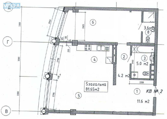Оренда 2 кімнатної квартири, <a class="location-link" href="/kiev/" title="Недвижимость Київ">Київ</a>, <a class="location-link" href="/kiev/svyatoshinskij/" title="Недвижимость Святошинский район">Святошинский р-н</a>, Парково-Сирецька вул., 4В (изображение 2)