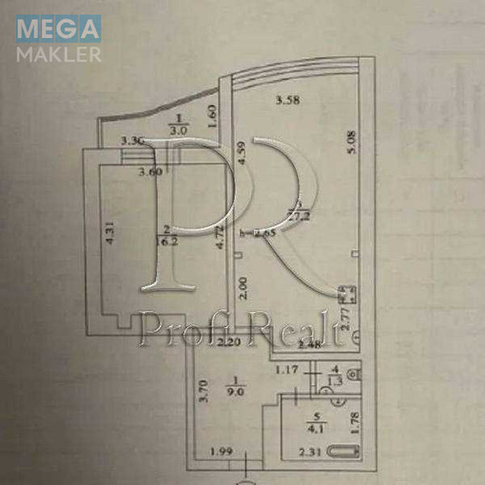 Продаж 1 кімнатної квартири (60/16/27), 24 пов. 32 пов. будинку, <a class="location-link" href="/kiev/" title="Недвижимость Київ">Київ</a>, <a class="location-link" href="/kiev/svyatoshinskij/" title="Недвижимость Святошинський район">Святошинський р-н</a>, Олевська вулиця, 9 (изображение 8)