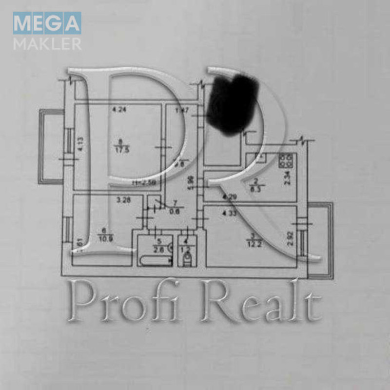 Продаж 3 кімнатної квартири (68/41/8), 8 пов. 9 пов. будинку, <a class="location-link" href="/kiev/" title="Недвижимость Київ">Київ</a>, <a class="location-link" href="/kiev/dneprovskij/" title="Недвижимость Дніпровський район">Дніпровський р-н</a>, Хорольська вулиця, 10 (изображение 17)