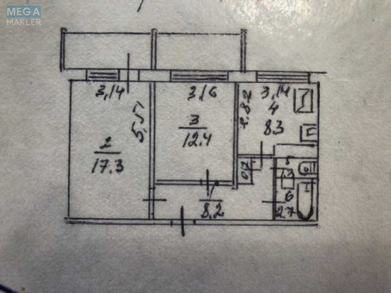 Продаж 2 кімнатної квартири (53/32/8), 4 пов. 12 пов. будинку, <a class="location-link" href="/kiev/" title="Недвижимость Київ">Київ</a>, <a class="location-link" href="/kiev/pecherskij/" title="Недвижимость Печерський район">Печерський р-н</a>, Панаса Мирного вул., 11 (изображение 9)