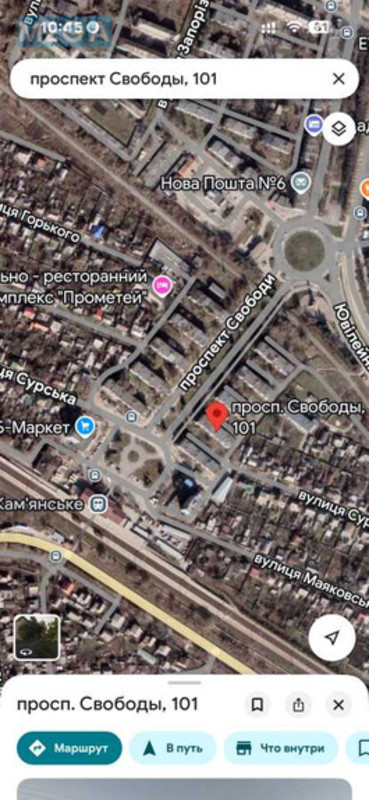 Оренда 1 кімнатної квартири, <a class="location-link" href="/dneprodzerzhinsk/" title="Недвижимость Кам'янське">Каменское</a>, Свободы, 101 (изображение 9)