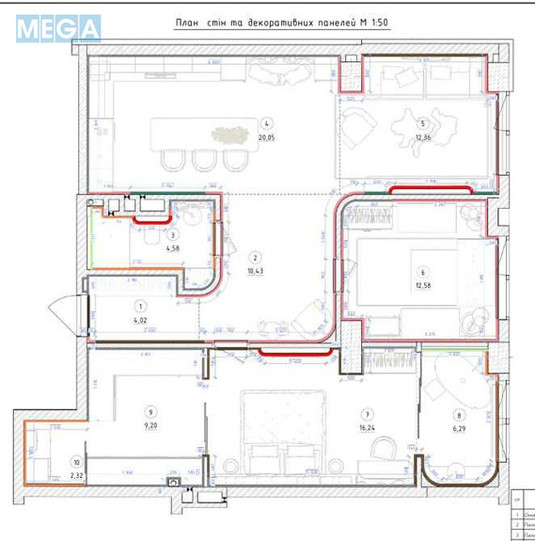 Продаж 3 кімнатної квартири (100/55/30), 5 пов. 17 пов. будинку, <a class="location-link" href="/kiev/" title="Недвижимость Київ">Київ</a>, <a class="location-link" href="/kiev/goloseevskij/" title="Недвижимость Голосіївський район">Голосіївський р-н</a>, Владимирская ул., 86а (изображение 23)