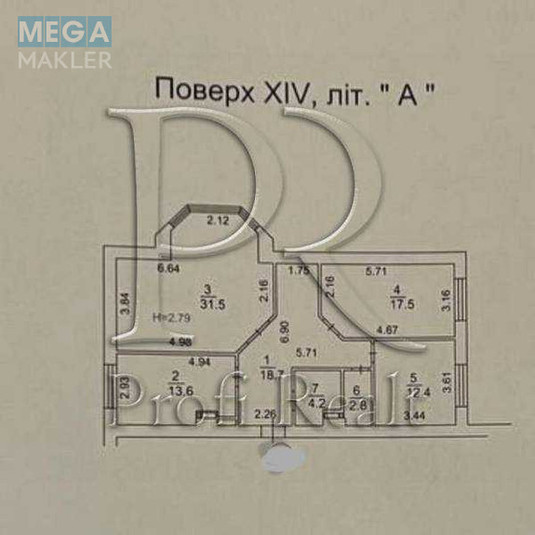 Продаж 3 кімнатної квартири (101/62/14), 14 пов. 19 пов. будинку, <a class="location-link" href="/kiev/" title="Недвижимость Київ">Київ</a>, <a class="location-link" href="/kiev/solomenskij/" title="Недвижимость Солом'янський район">Солом'янський р-н</a>, Борщагівська вулиця, 206 (изображение 19)
