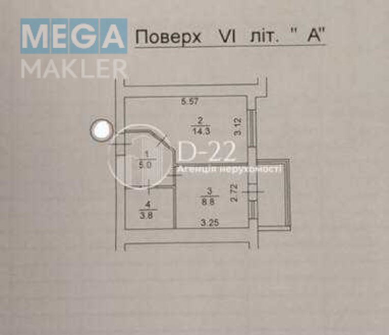 Продаж 1 кімнатної квартири (35/15/9), 6 пов. 11 пов. будинку, <a class="location-link" href="/sofievskaya-borshagovka/" title="Недвижимость Софіївська Борщагівка">Софіївська Борщагівка</a>, Бишівська, 14 (изображение 11)