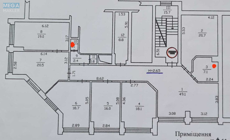 Оренда комерційної нерухомості, 183&nbsp;кв.м, под офис, <a class="location-link" href="/kiev/" title="Недвижимость Київ">Київ</a>, <a class="location-link" href="/kiev/svyatoshinskij/" title="Недвижимость Святошинський район">Святошинський р-н</a>, Академика Палладина просп., 18 (изображение 3)
