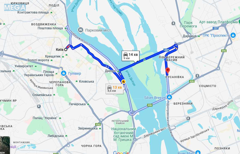 Продаж 2 кімнатної квартири (46/28/7), 6 пов. 9 пов. будинку, <a class="location-link" href="/kiev/" title="Недвижимость Київ">Київ</a>, <a class="location-link" href="/kiev/dneprovskij/" title="Недвижимость Дніпровський район">Дніпровський р-н</a>, Русанівська Набережна вул., 10 (изображение 4)