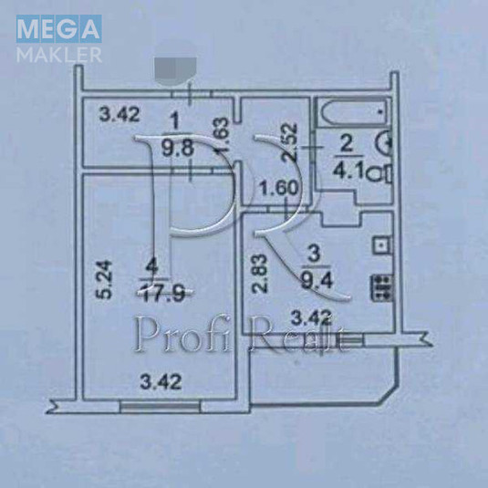 Продаж 1 кімнатної квартири (43/18/9), 20 пов. 25 пов. будинку, <a class="location-link" href="/kiev/" title="Недвижимость Київ">Київ</a>, <a class="location-link" href="/kiev/goloseevskij/" title="Недвижимость Голосіївський район">Голосіївський р-н</a>, Ломоносова вулиця, 36А (изображение 18)