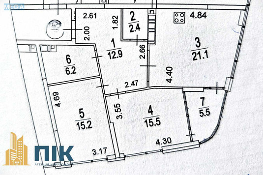 Продаж 2 кімнатної квартири (79/30/21), 10 пов. 26 пов. будинку, <a class="location-link" href="/kiev/" title="Недвижимость Київ">Київ</a>, <a class="location-link" href="/kiev/darnickij/" title="Недвижимость Дарницький район">Дарницький р-н</a>, Днепровская наб., 15ж (изображение 25)